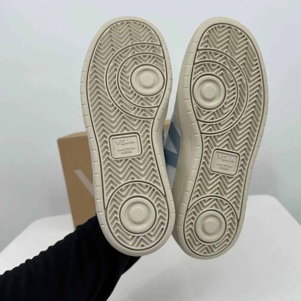 Veja V-10 CWL Sneakers sz 5 Women's 36 EU White/Steel/Nauti Vegan Leather BRAZIL - Picture 12 of 15